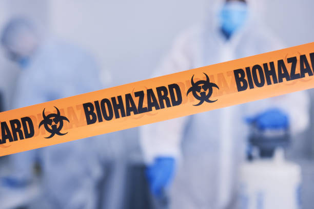 Professional Biohazard Cleanup technician working in Brentwood, MO